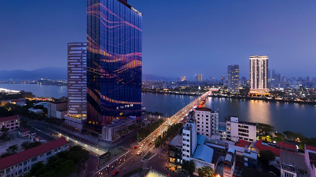 Courtyard by Marriott Danang Han River overlooking the Han River in Da Nang
